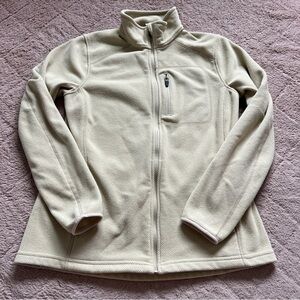 Duluth Trading Co. Full Zip Fleece Sweater Preppy Minimalist‎ Athleisure Size S